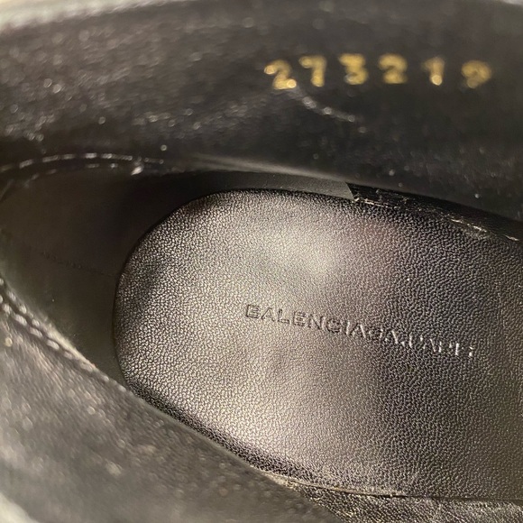 Balenciaga suede ankle boots heels black 40 - Picture 9 of 12